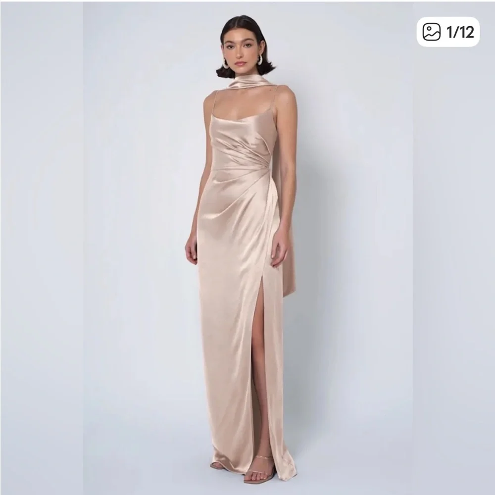Jenny Yoo Wren Dress in Prosecco - Picture 1 of 9